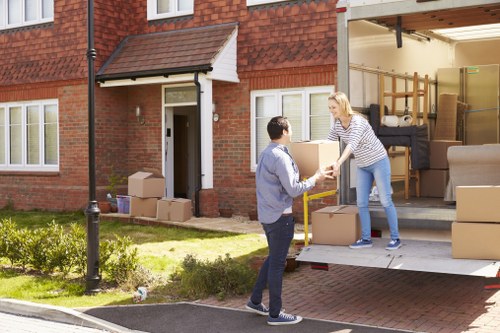 Urgent removals team preparing a local move in Harrow