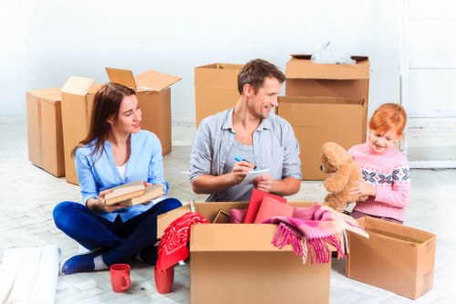 Removal truck hire for a house move in Harrow