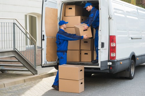 Professional moving truck service for access-challenged properties in Harrow