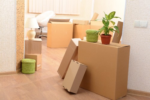 Furniture and boxes loaded for same day removals in Harrow