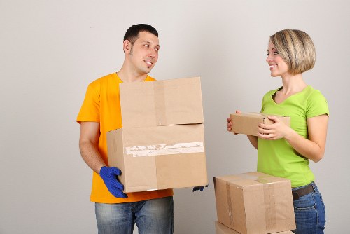 Moving day preparation for a family home in Harrow