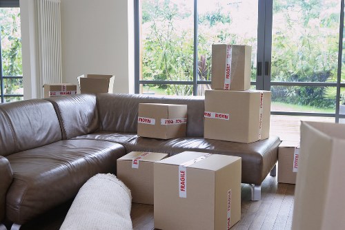 Professional packing and protection used during piano transport
