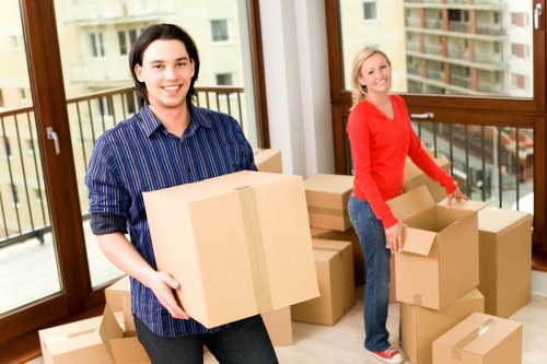 Removal crew handling a residential move in Harrow