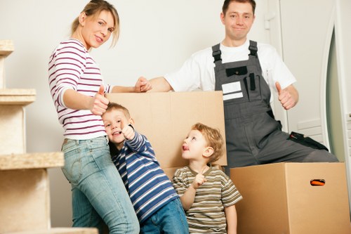 Residential removals for a flat in Harrow